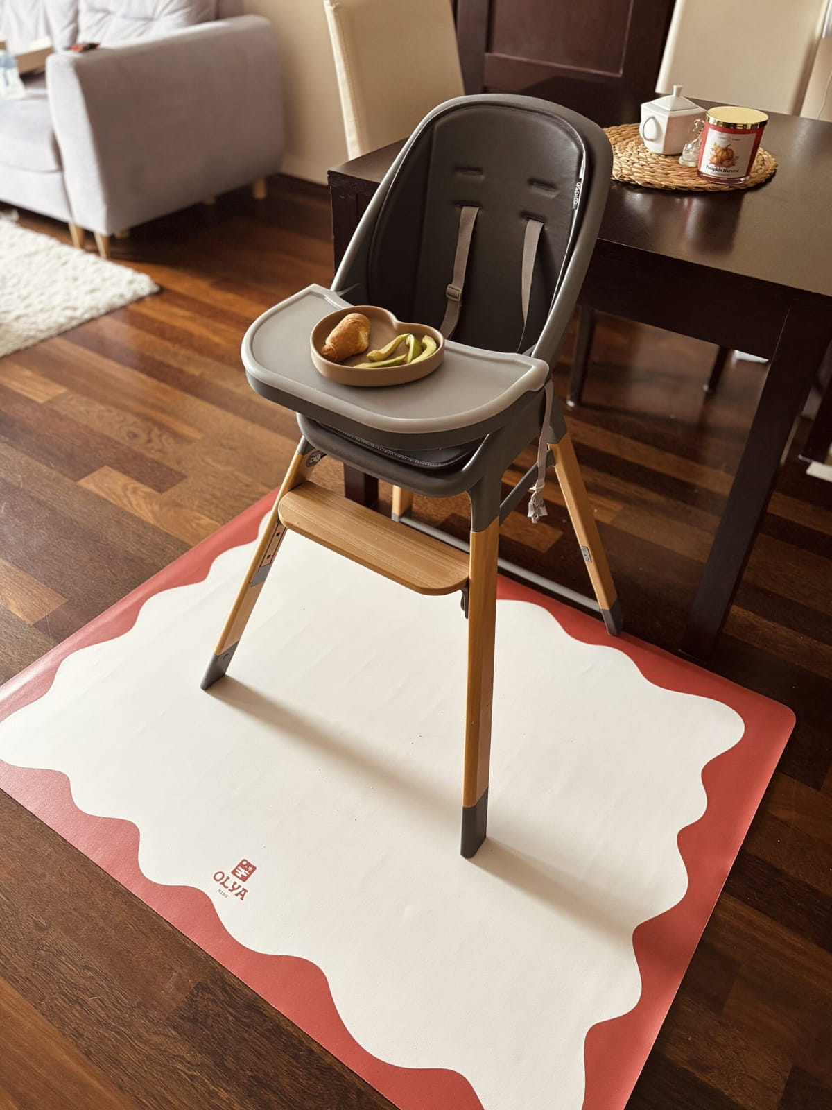 Tapis de Sol Enfant Imperméable & Antidérapant – Idéal pour les Repas, Jeux et Activités Créatives (Cadre)