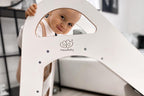 Wooden Indoor Scandi Slide for Children 87x46cm