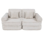 Medium Modular Sofa for Kids - Churros White
