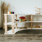 Modular Montessori Shelf Arch - 3 Shelves