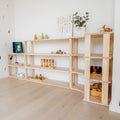 Modular Montessori Shelf Arch - 3 Shelves