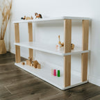Modular Montessori Shelf Straight - 3 Shelves