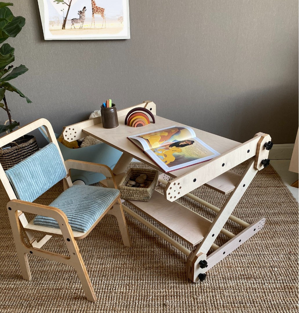 Montessori Climbing Set / Table / Drawing Board NABU