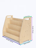 Montessori Wooden Front Facing Book Display For Kids