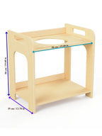 Small Single Montessori Open-Bowl Wash Station