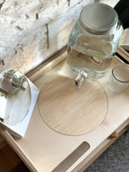 Small Single Montessori Wash Station with Lid